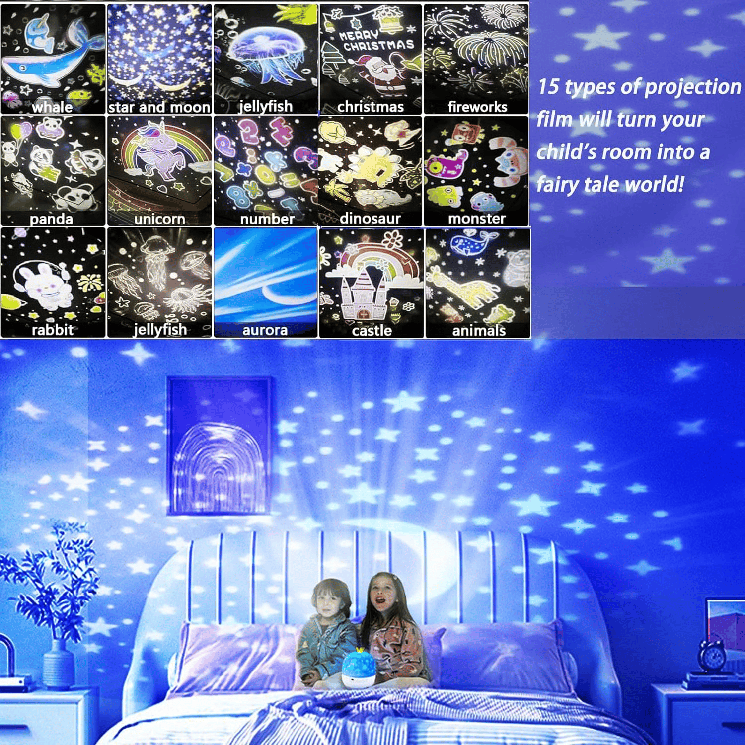 Libre™ | Projecteur nocturne avec veilleuse pour enfants