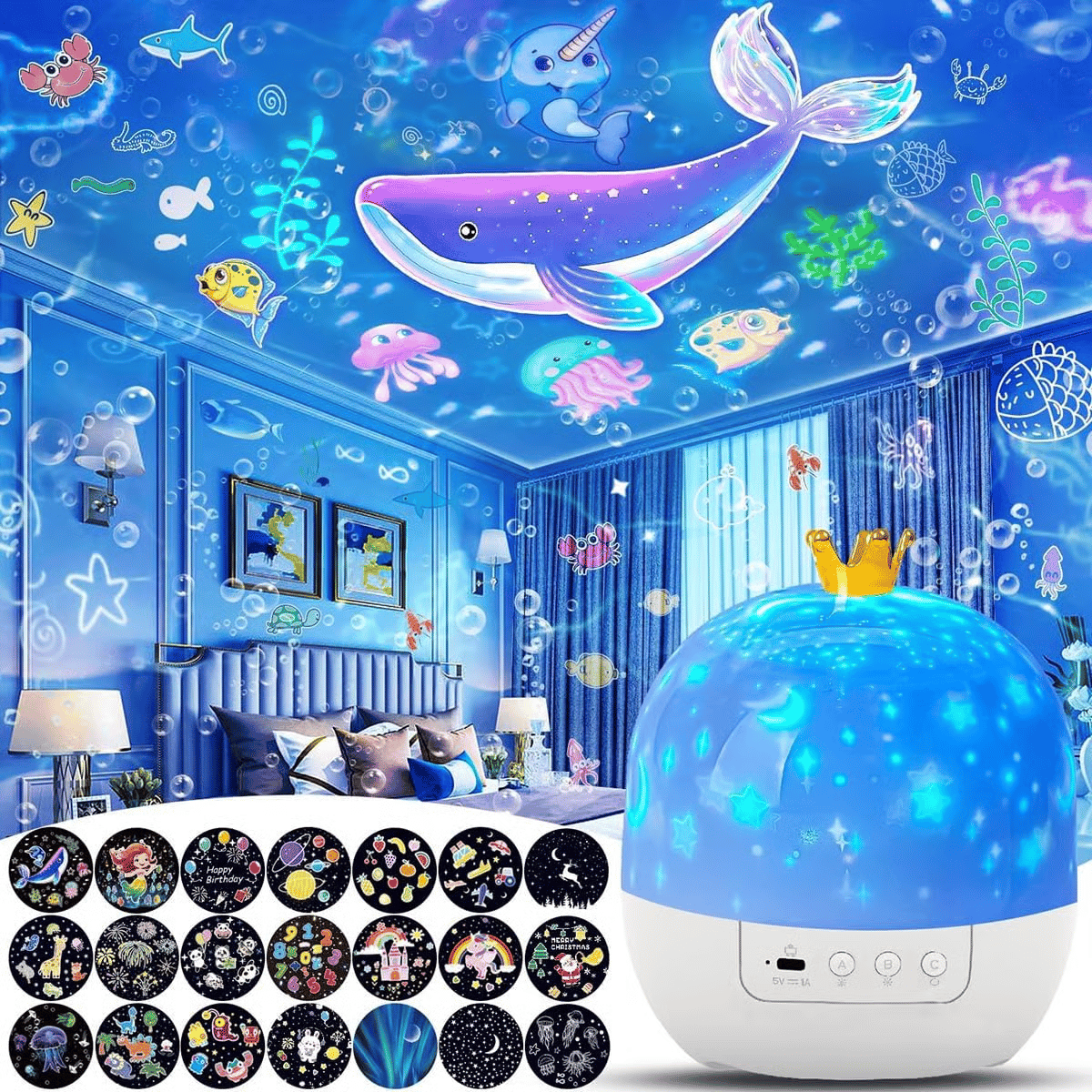 Libre™ | Projecteur nocturne avec veilleuse pour enfants