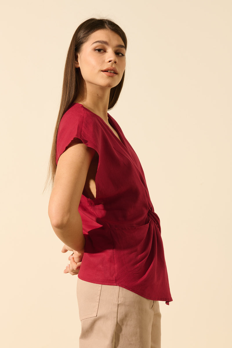 Annalivia | Blouse cache-coeur