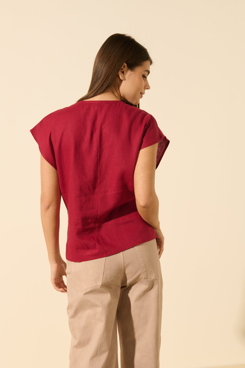 Annalivia | Blouse cache-coeur
