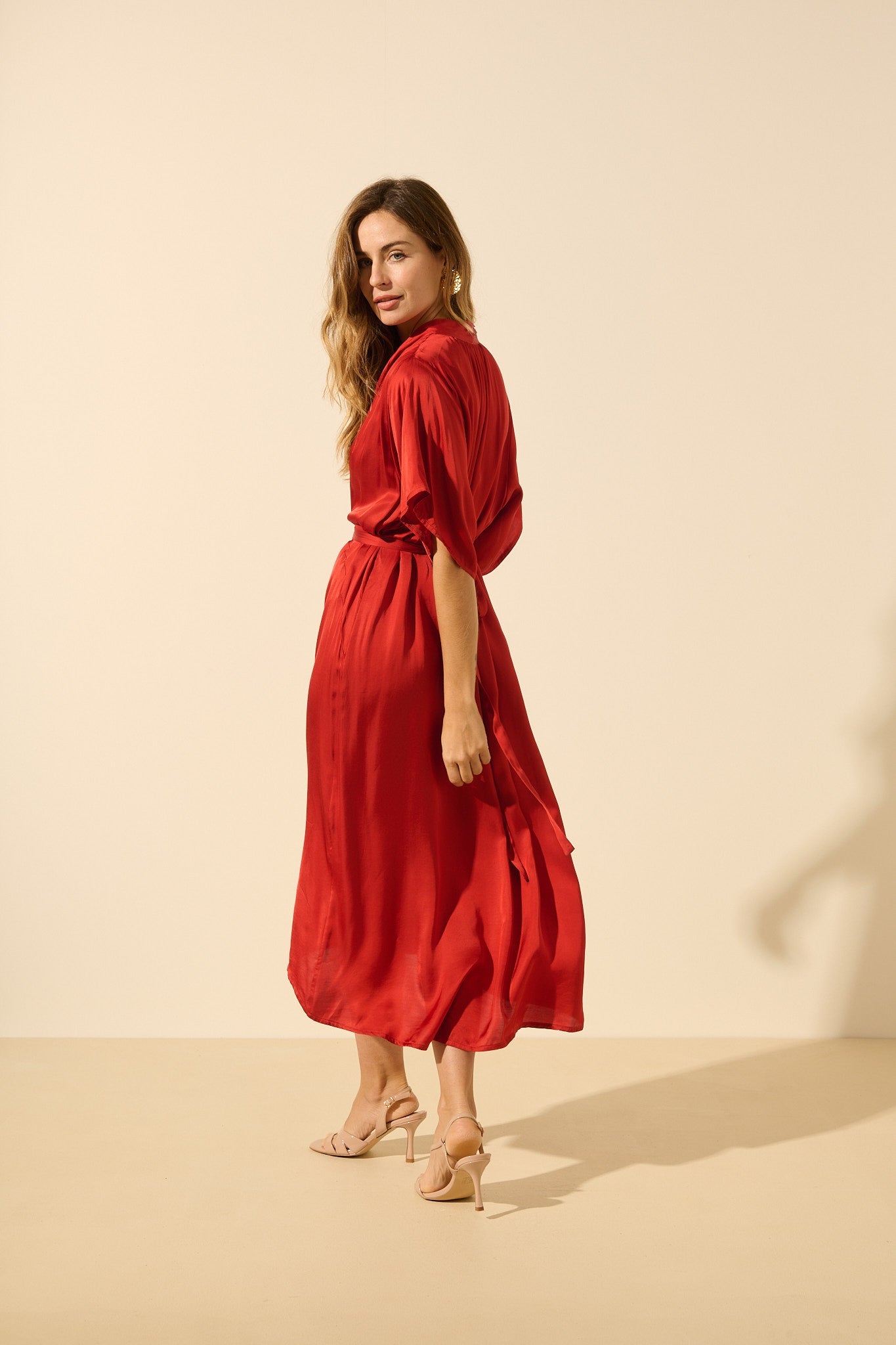Camilla | Robe satinée