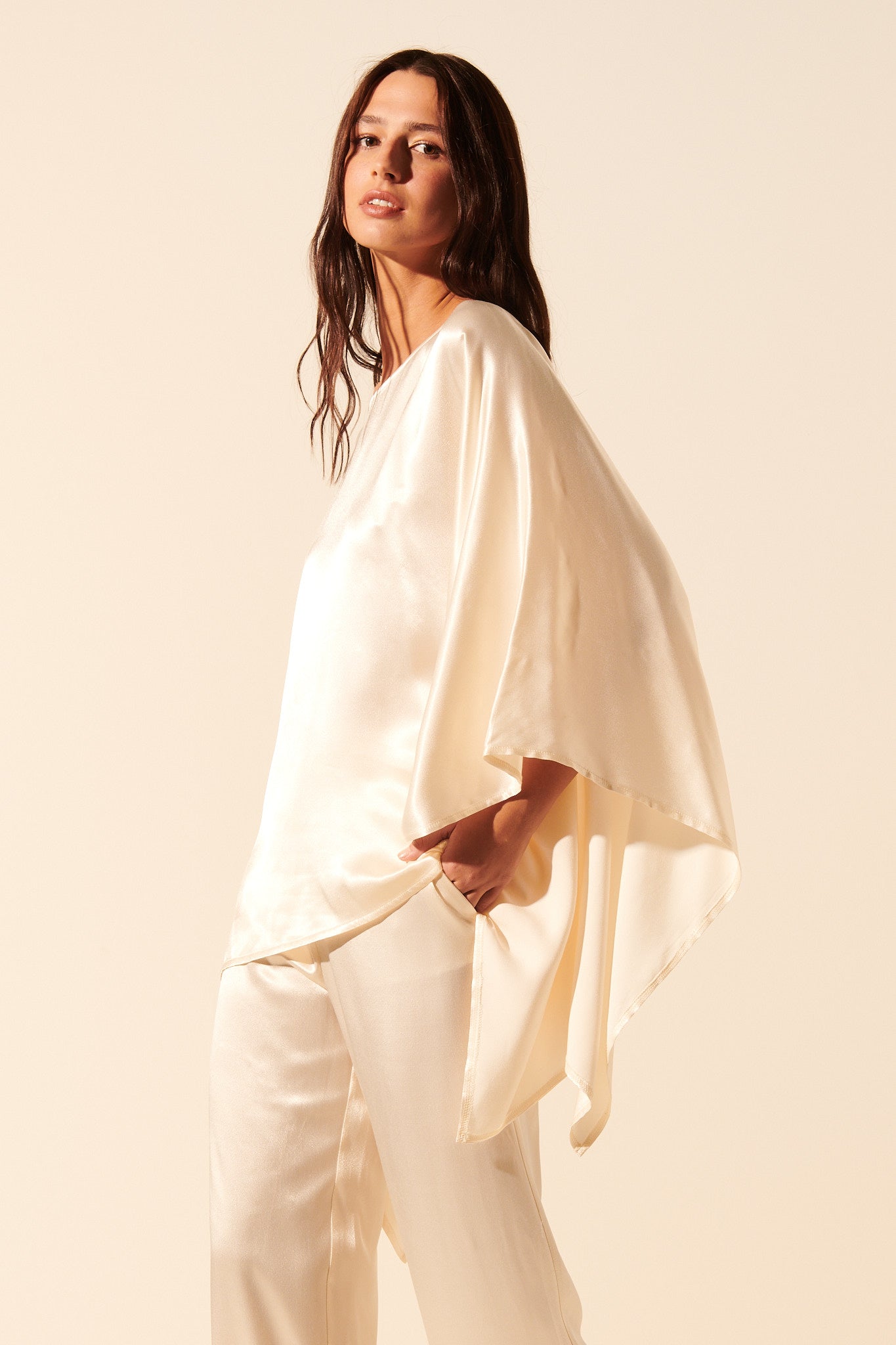 Eve | Top satiné