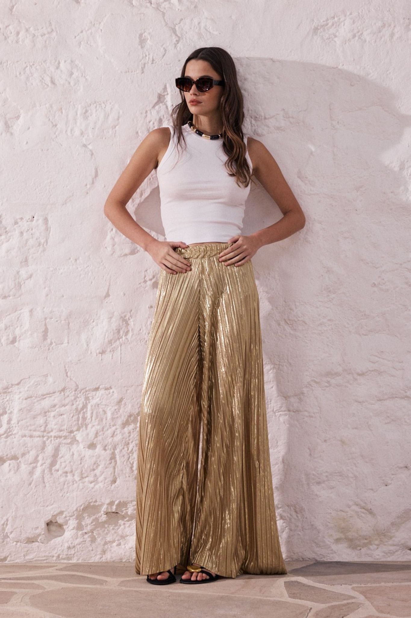 Félix | Pantalon fluide lamé