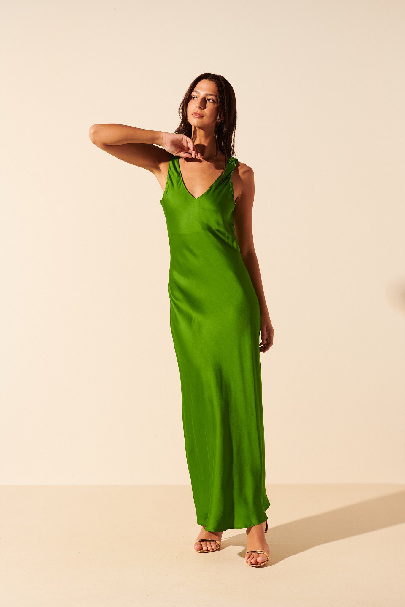 Grammy | Robe longue satinée