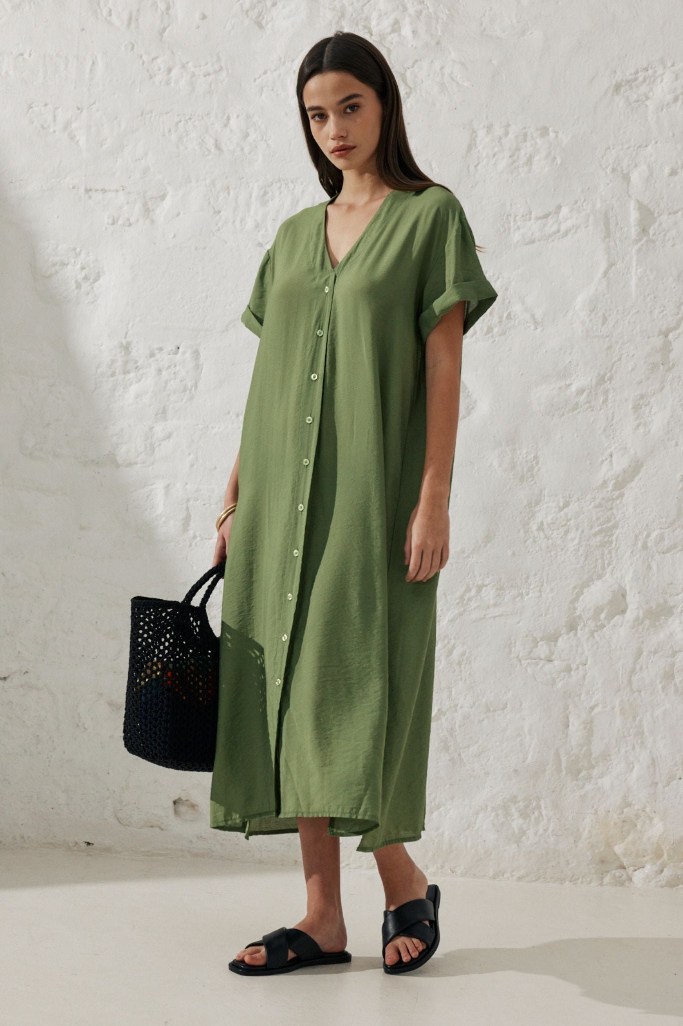 Ingrid | Robe à boutons