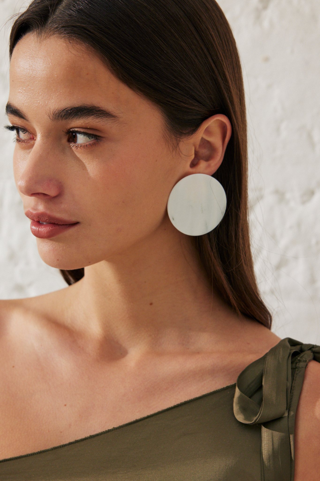 Iris | Robe satinée asymétrique