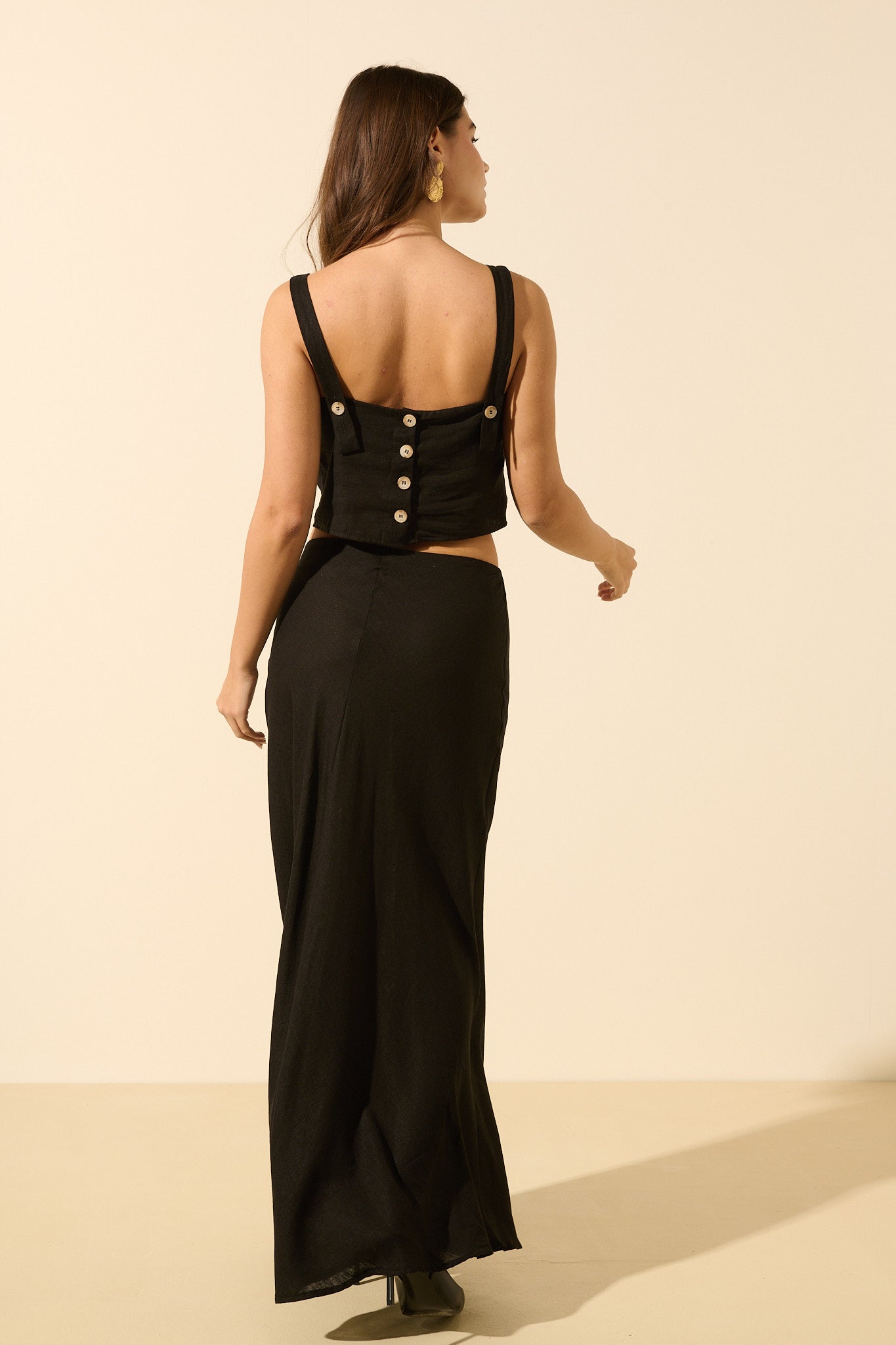 Roberta | Jupe longue lin
