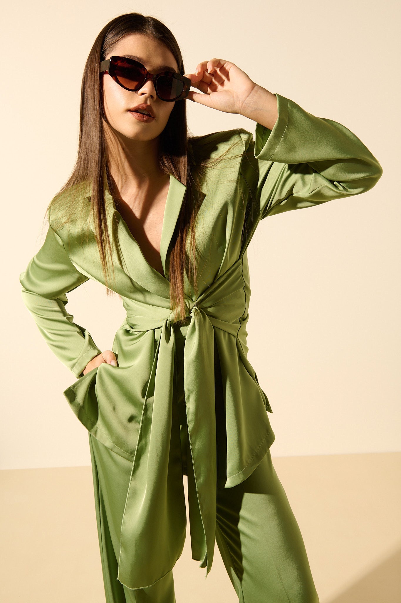 Sara | Satin Jacket