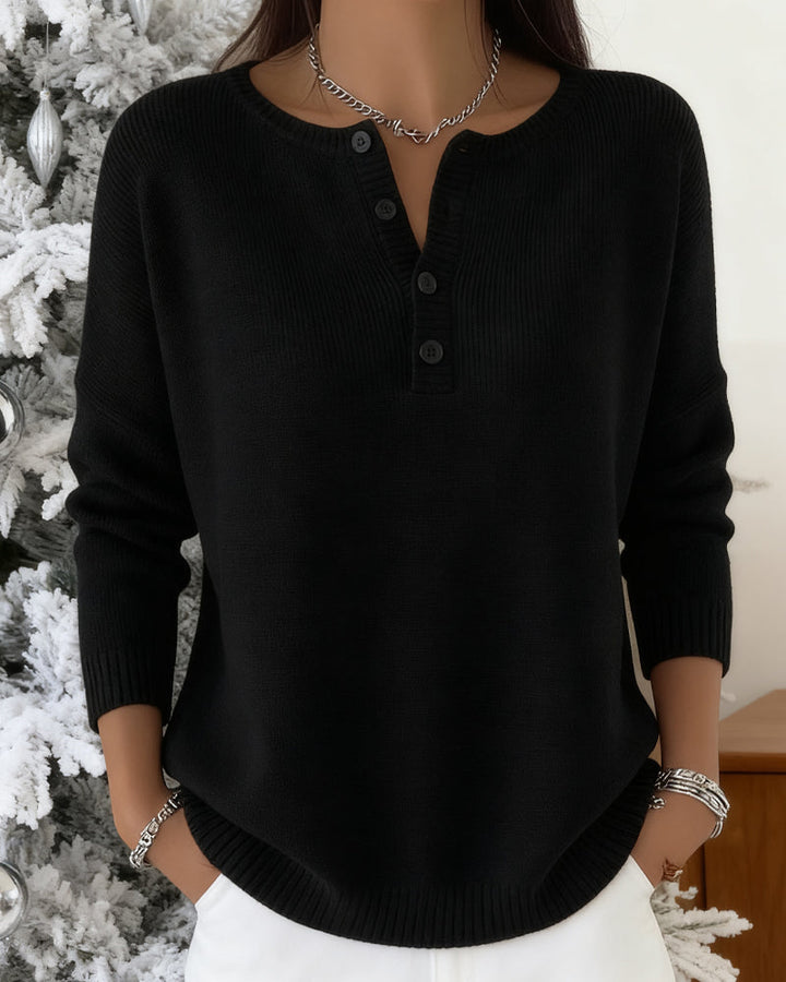 Lena - Gilet Basique à Manches Longues