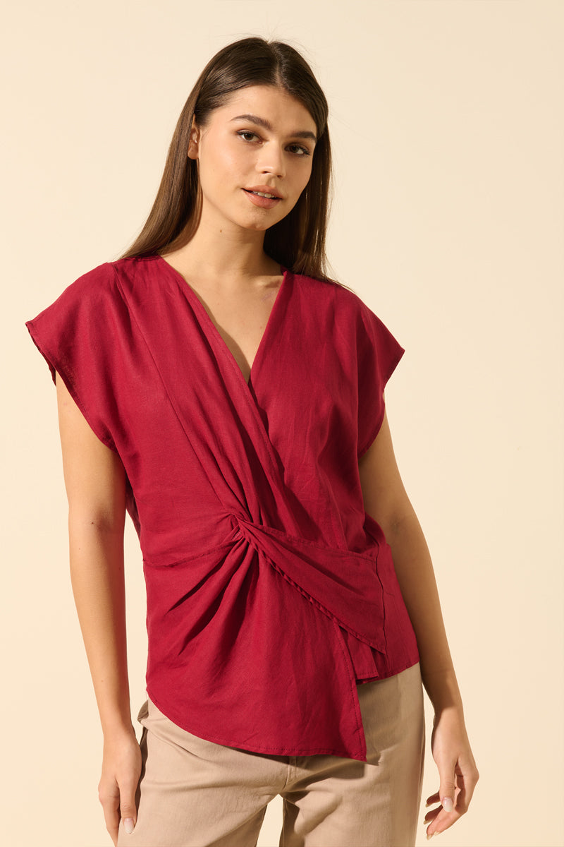 Annalivia | Blouse cache-coeur
