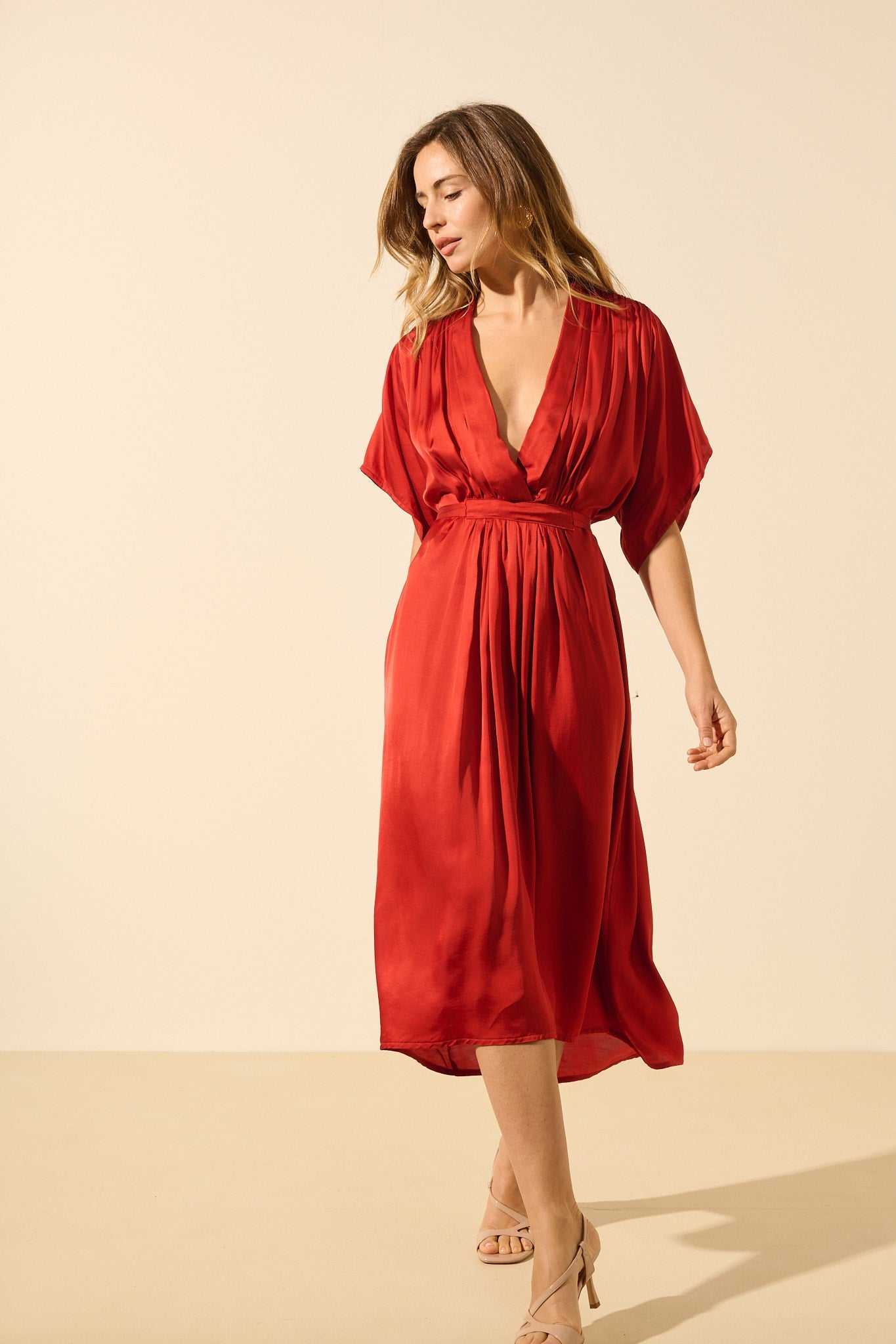 Camilla | Robe satinée