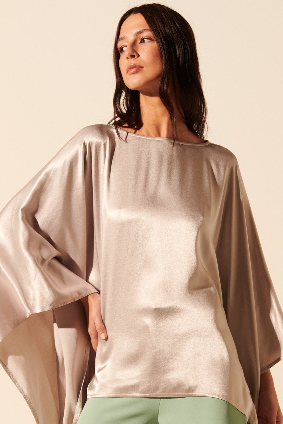 Eve | Top satiné