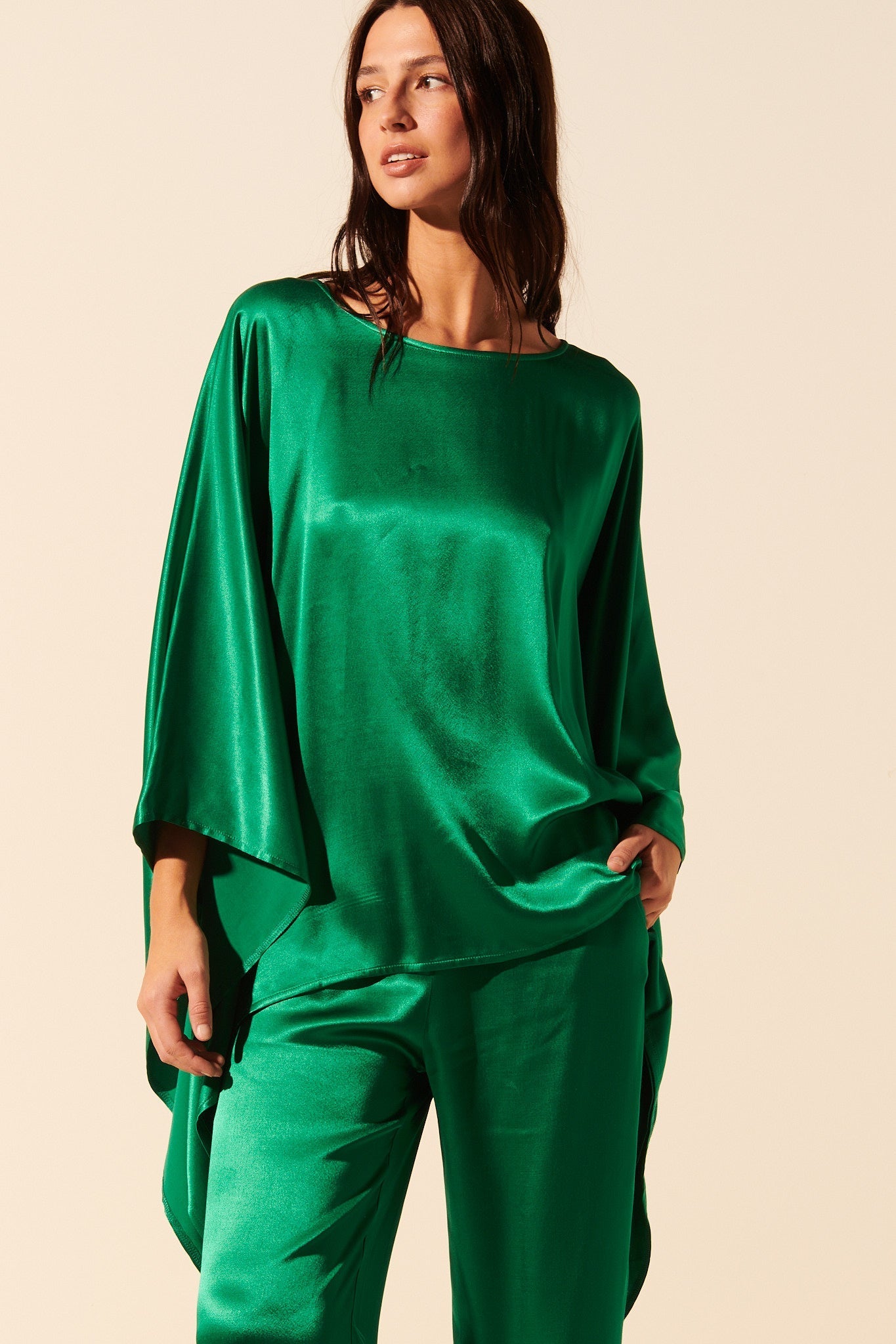 Eve | Top satiné