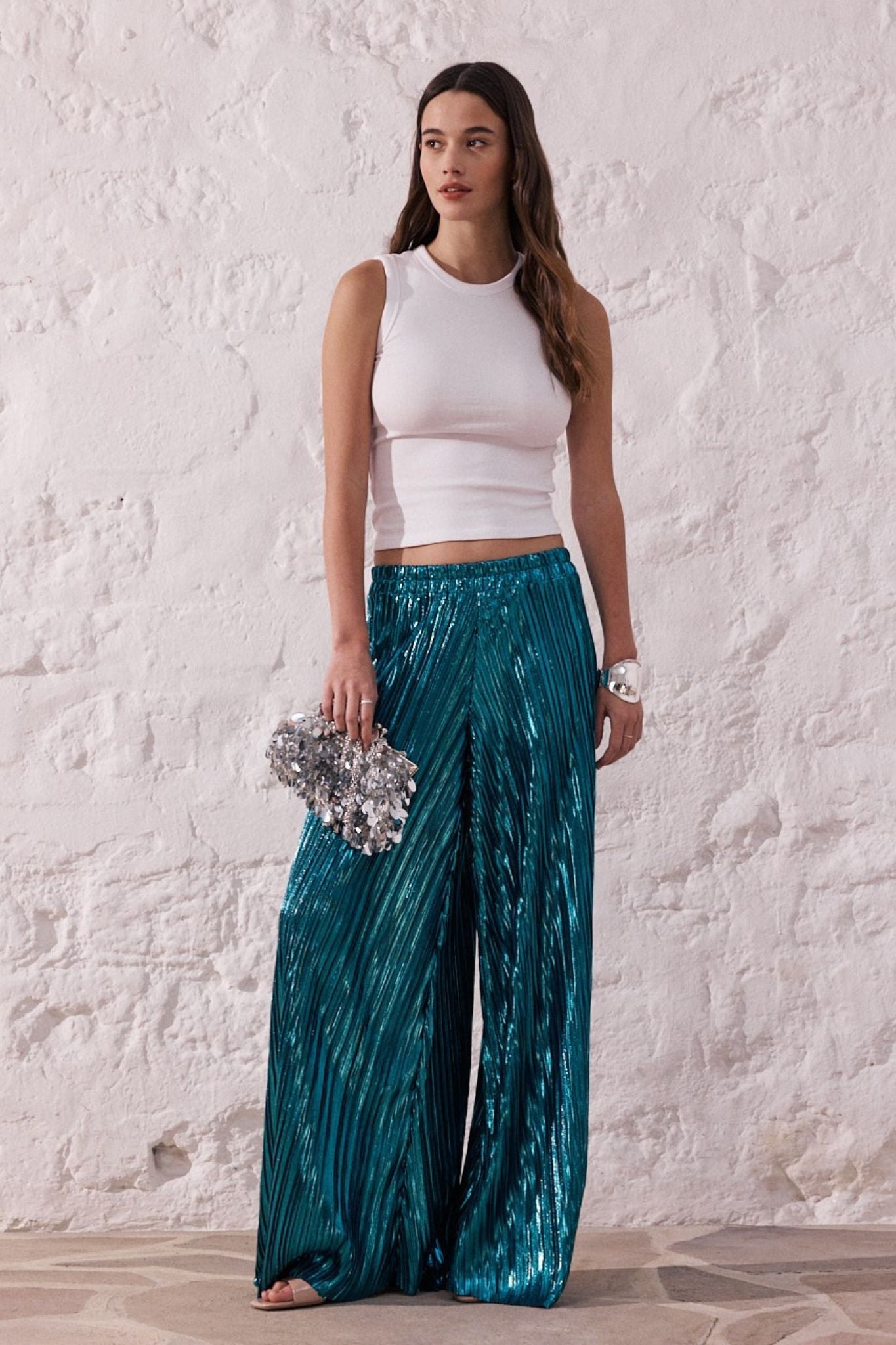 Félix | Pantalon fluide lamé