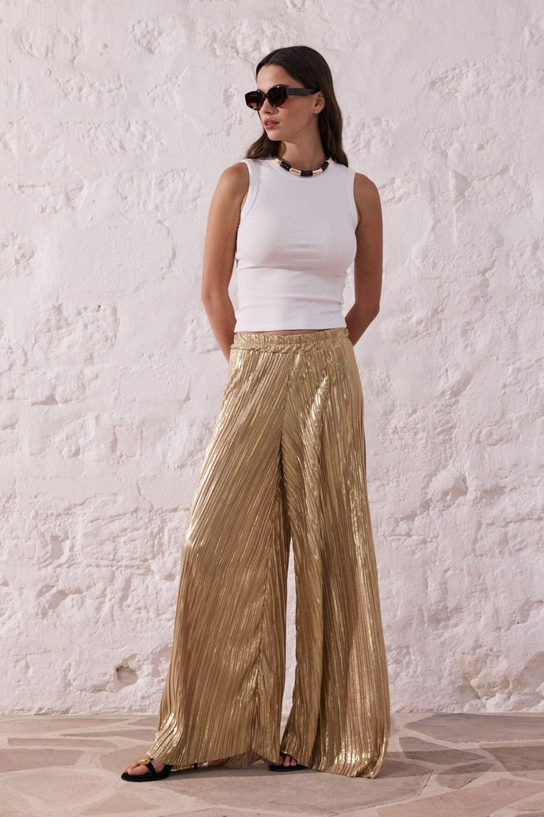 Félix | Pantalon fluide lamé