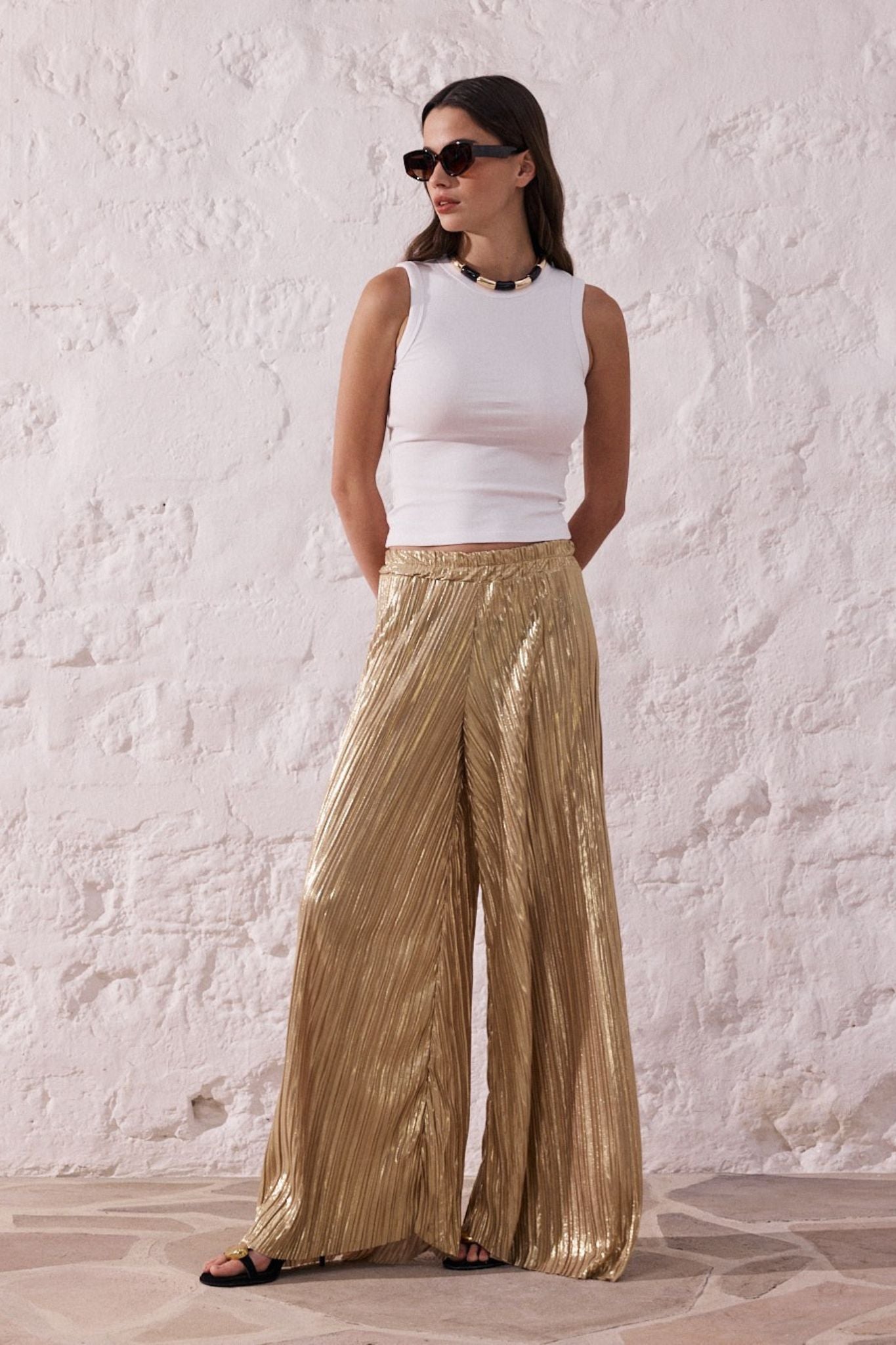 Félix | Pantalon fluide lamé
