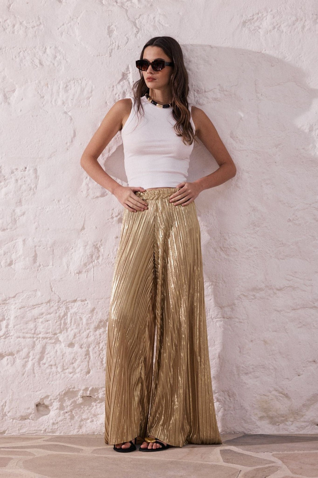 Félix | Pantalon fluide lamé