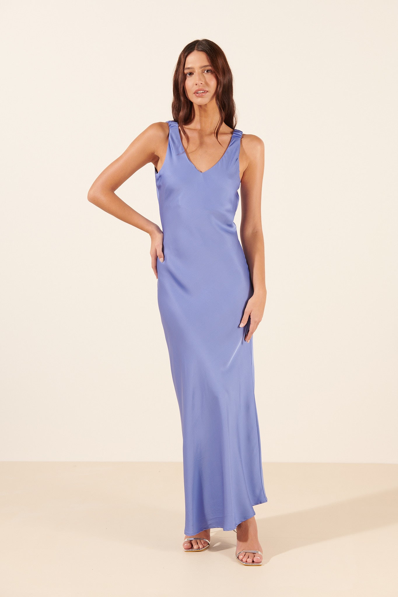 Grammy | Robe longue satinée