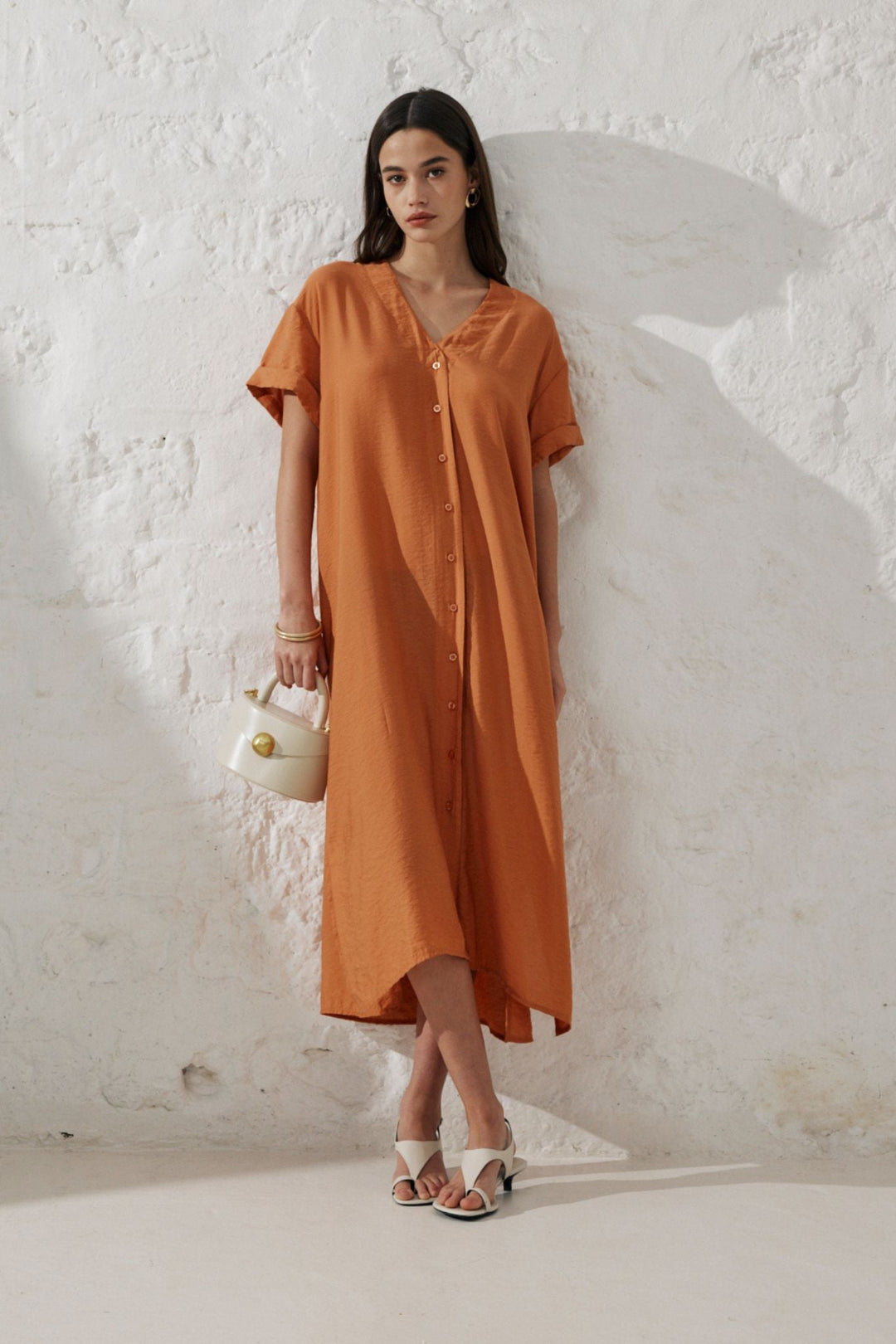 Ingrid | Robe à boutons