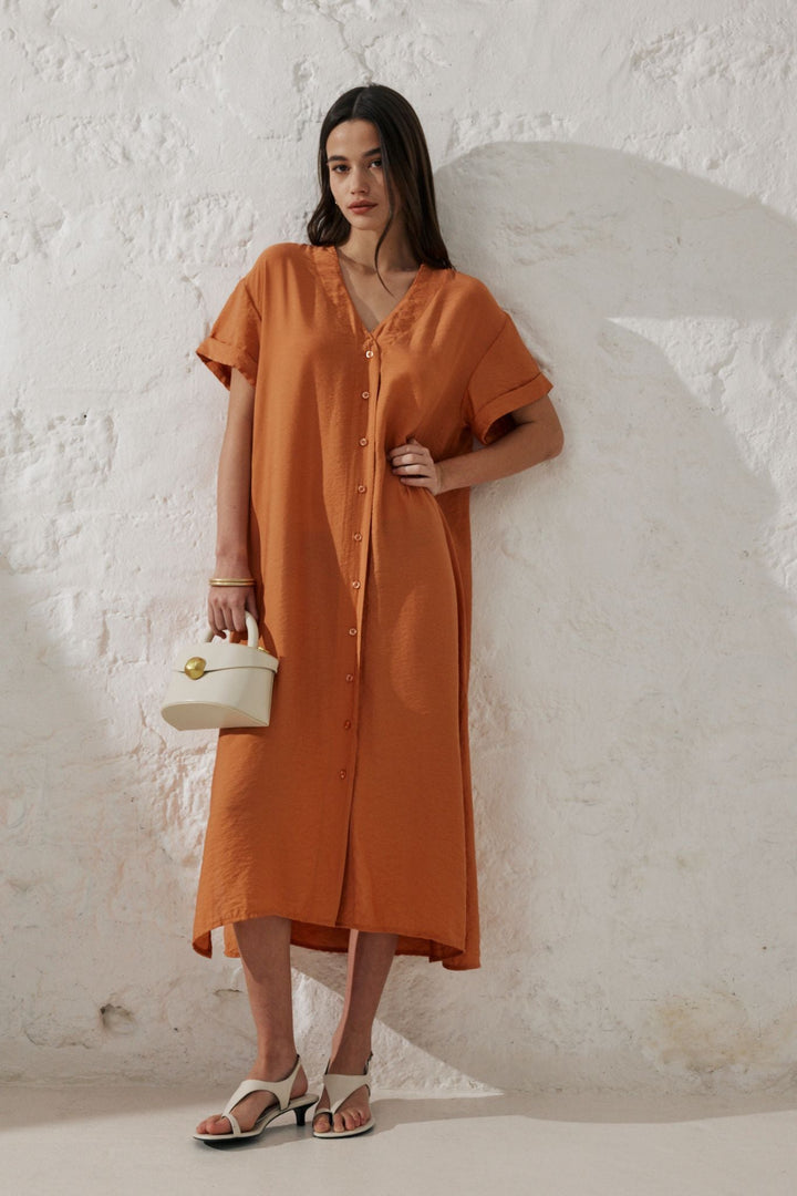 Ingrid | Robe à boutons