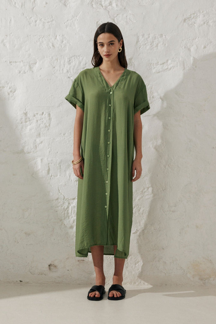 Ingrid | Robe à boutons