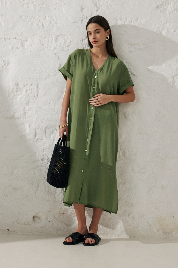 Ingrid | Robe à boutons