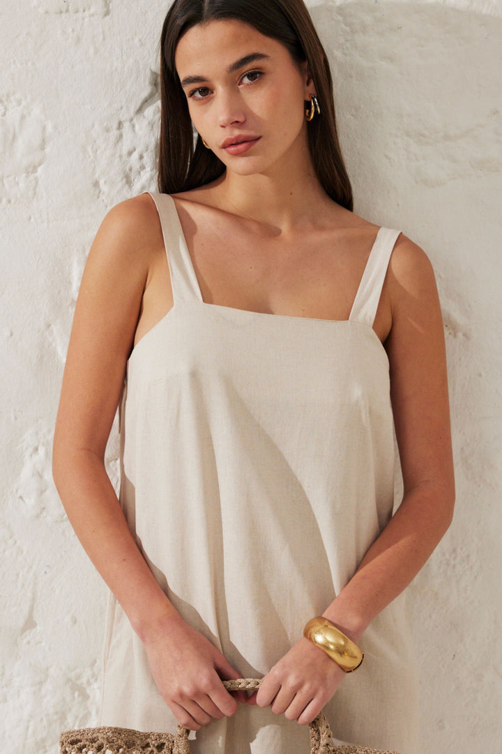 Libre™ | Robe courte lin