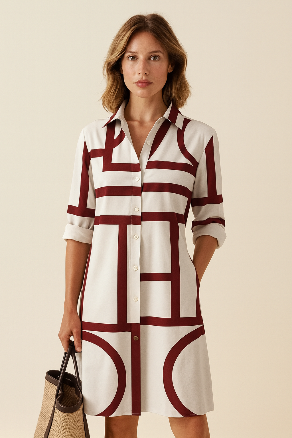 Juliane™ | Robe Midi Flatteuse & Confort Absolu
