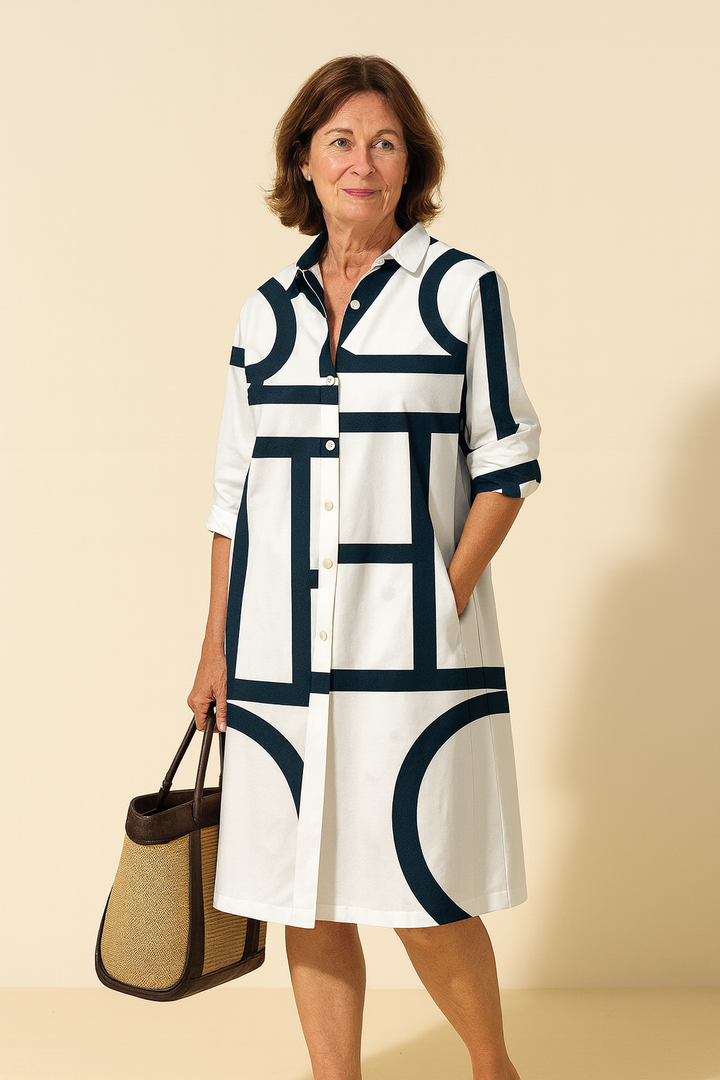 Juliane™ | Robe Midi Flatteuse & Confort Absolu