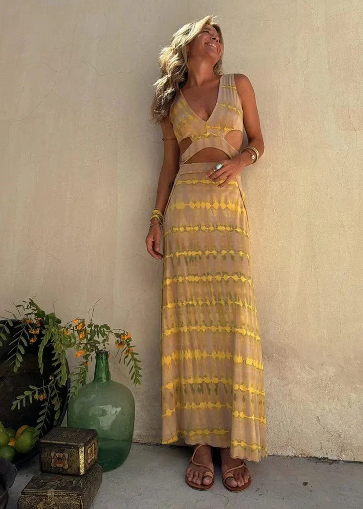 IBIZA | Robe imprimée tie-dye